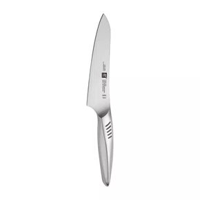 Faca Zwilling Santoku em aço inoxidável Twin Fin 2 18 cm
