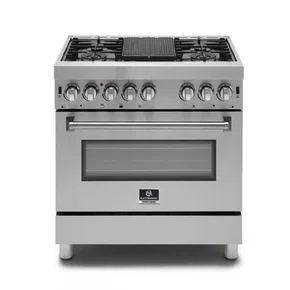 Fogão a Gás Elettromec Professional Forno Elétrico com Chapa Bistequeira 75cm 220V Fogão a Gás Elettromec Professional Forno Elétrico com Chapa Bistequeira 75cm 220V