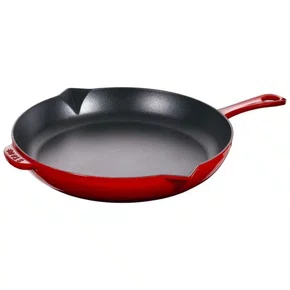 Frigideira Staub Redonda Ferro Fundido Cereja 26cm