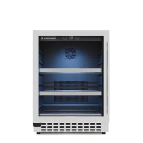 Frigobar Elettromec Inox 145 Litros Built-In 220V- Abertura Esquerda
