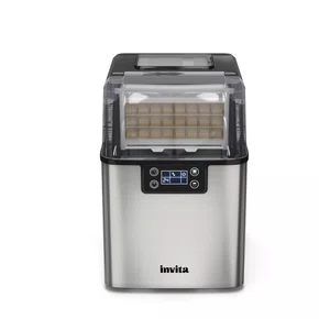 Ice Maker Invita Portátil em Inox Abastecimento Duplo 20kg/Dia