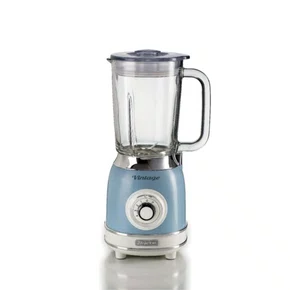 Liquidificador 583 Ariete Vintage 1000W Azul Copo de Vidro 1,5L 220V