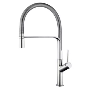 Misturador de Cozinha Kromma Gourmet Classic Cromado com Ducha Removível