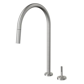 Misturador Joystick Docol Mix & Match Com Ducha Retrátil Inox Escovado