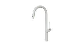 Misturador Monocomando Branco Com Ducha Extensora DeBacco Off White