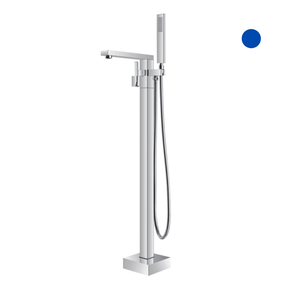 Misturador Monocomando de Coluna com Ducha Manual para Banheira Floor Rubinettos