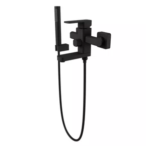 Misturador Monocomando de Parede Purus Matt  Black Immersi