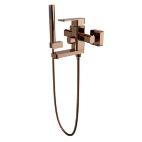 Misturador Monocomando de Parede Purus Rose Gold Immersi