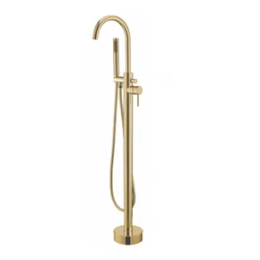 Misturador Monocomando de Piso  Amazon com Ducha Manual Gold Immersi