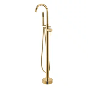 Misturador Monocomando de Piso  Amazon Ducha Manual Gold Immersi