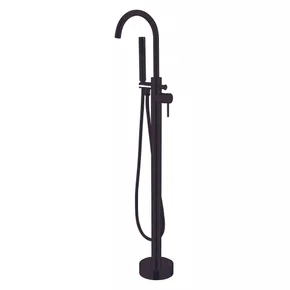Misturador Monocomando de Piso  Amazon Ducha Manual Matt Black Immersi