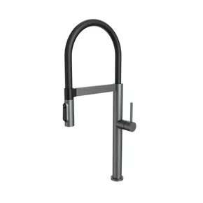 Misturador Monocomando Kromma Goumert Classic Com Ducha Titânio