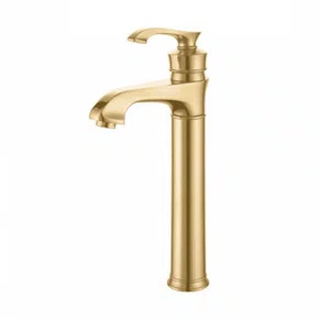Misturador Monocomando Rubinettos Gourmet Classic para Lavabo Dourado Bica Alta