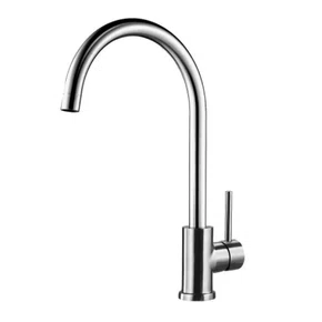 Misturador Monocomando Rubinettos Gourmet Classic Inox Bica Alta Giratória