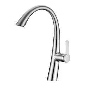 Misturador Monocomando Rubinettos Chef Gourmet Classic Inox com Ducha Extensível