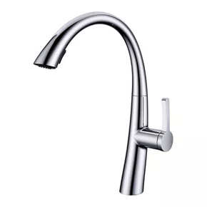 Misturador Monocomando Rubinettos Chef Gourmet Classic Cromado com Ducha Extensível