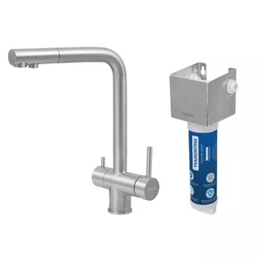 Misturador Monocomando Monde Filter Ultra Tramontina com Filtro de Água Inox