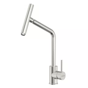 MIsturador Monocomando Versa Tramontina com Bica Articulada em Inox