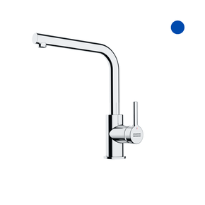 Misturador Monocomando de Mesa Lina com Bica em L Alta Giratória Franke Cromado
