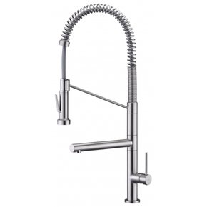 Misturador Rubinettos Gourmet Doppio Com Bica Dupla Titânio RB3362