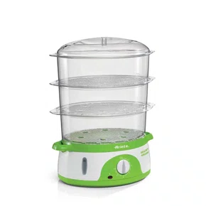 Panela à Vapor Elétrica 911 Ariete Healthy Steam 3 Bandejas 9 Litros Verde