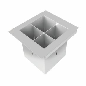 Porta Talheres DeBacco 15cm - Canal Organizador Úmido