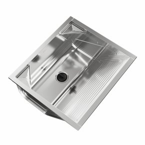 Tanque de Embutir Ghelplus 500 48 Litros  60,8x53,6cm Inox Polido