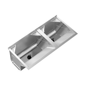 Tanque Duplo GhelPlus de Sobrepor 104x51cm 114 Litros Inox