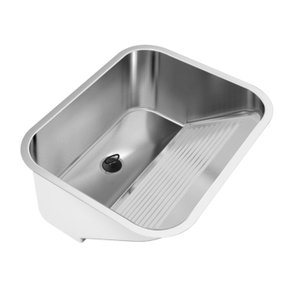 Tanque Inox Acetinado GhelPlus 60x50x25cm 55 Litros De Embutir
