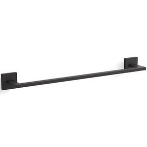 Toalheiro Kohler Square 46cm Black Matte