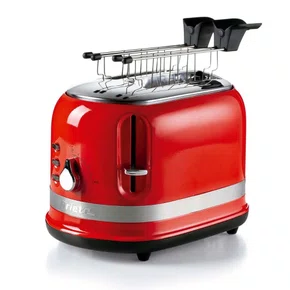 Torradeira Elétrica Moderna 149 Ariete para 2 Fatias 6 Níveis 750W Vermelho