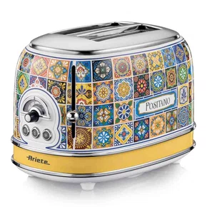 Torradeira Elétrica Positano 155 Ariete para 2 Fatias 6 Níveis 750W