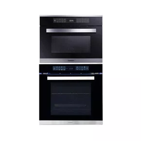 Combo Forno Elétrico 83L + Microondas Combinado 38L Cuisinart Arkton Vidro Preto Combo Forno Elétrico 83L + Microondas Combinado 38L Cuisinart Arkton Vidro Preto