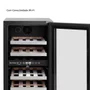 Adega Dual Zone Elettromec Built-In  26 Garrafas WiFi Connect 220V