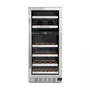 Adega Elettromec Dual Zone Inox Built-in Connect 25 Garrafas 220v
