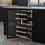 Adega Elettromec Dual Zone Inox Built-in Connect 25 Garrafas 220v