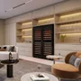 Adega Dual Zone Elettromec Vetro Built-in 181 Garrafas Low-e 220V