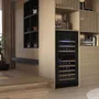 Adega Dual Zone Elettromec Vetro Built-in 87 Garrafas Low-e 220V