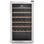 Adega Invita Freestanding Inox e Prateleira em Madeira 34 Garrafas