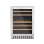 Adega Invita de Embutir 46 Garrafas Dual Zone Inox Tecnologia Low-E 220V