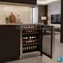 Adega Invita de Embutir 46 Garrafas Dual Zone Inox Tecnologia Low-E 220V