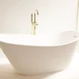 Banheira Atlântida Matt White Immersi Moderna 270 Litros