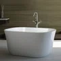 Banheira Açores Glossy White Immersi Moderna 140x80x70