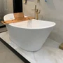 Banheira Atlântida Matt White Immersi Moderna 270 Litros