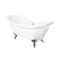 Banheira Antígua Immersi Freestanding com Pés Cromados 2 Pessoas 175x73x77