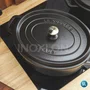Caçarola Staub Oval Ferro Fundido Feito na França Preto 15cm