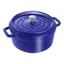 Caçarola Redonda Staub Ferro Fundido Ferro Fundido Azul Marinho 24cm