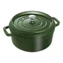 Caçarola Redonda Staub Ferro Fundido Verde Basil 24cm