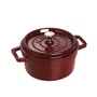 Caçarola Redonda em Ferro Fundido La Cocotte Staub 22cm 2,6L - Vermelho Granada