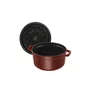 Caçarola Redonda em Ferro Fundido La Cocotte Staub 22cm 2,6L - Vermelho Granada